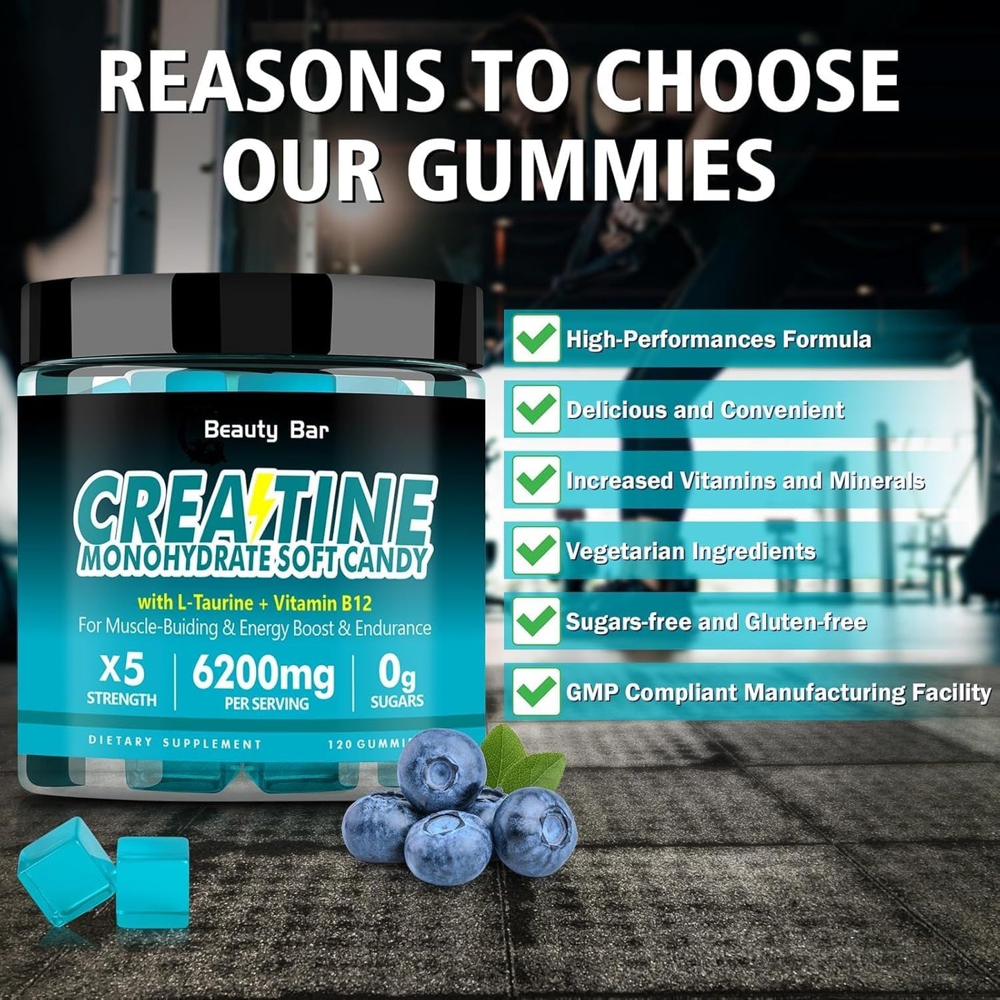 Creatine Muscle Boost Gummies
